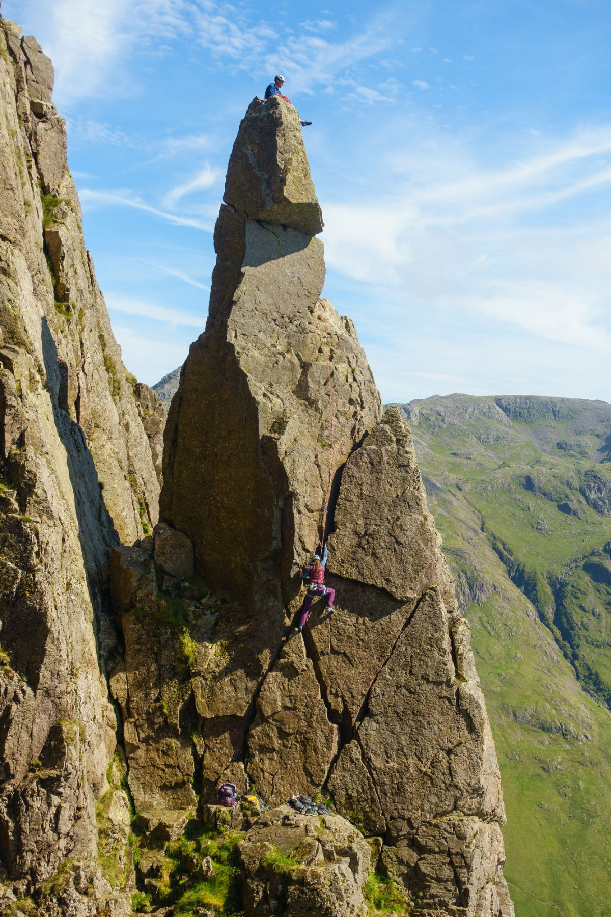 How to Get Down off Napes Needle