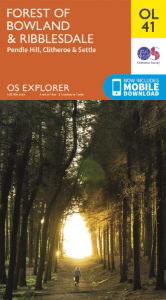 OS Explorer/OL41 Paper - Forest of Bowland & Ribblesdale 1:25,000