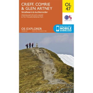 OS OL/Explorer 47 Paper - Creiff, Comrie & Glen Artney 1:25,000