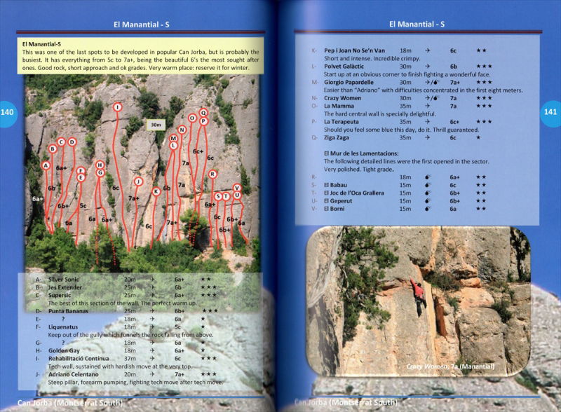 Montserrat Free Climbs pages