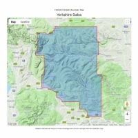 BMC Waterproof Mountain Map Yorkshire Dales 1:40,000