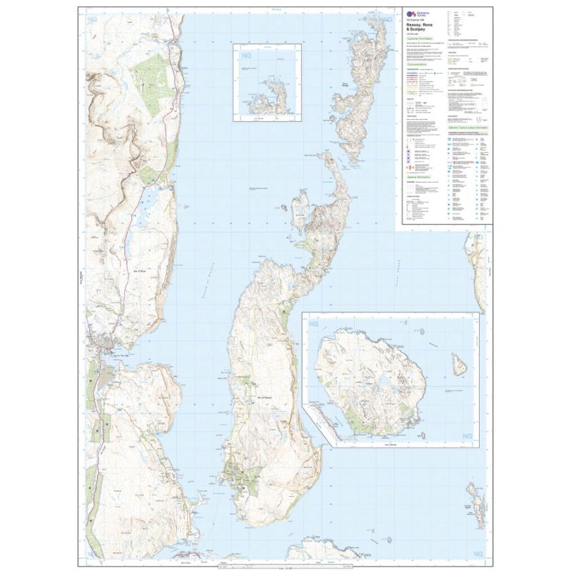 OS Explorer 409 Paper - Raasay, Rona & Scalpay sheet