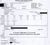 Mountain Technology Warthog Turf Screw Certificate of Conformity 2016