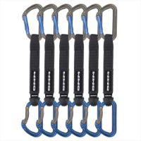 DMM Shadow Quickdraw Titanium/Blue 12cm 6 Pack