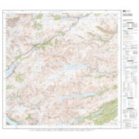 OS Landranger 25 Paper - Glen Carron & Glen Affric 1:50,000 sheet