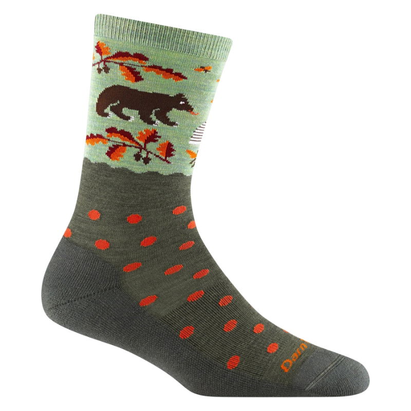 Darn Tough Women's Wild Life Crew Lightweight Lifestyle Sock (6105)