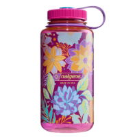 Nalgene Tritan Sustain Bottle Psychedelic Botanical Print Wide Mouth 1 Litre