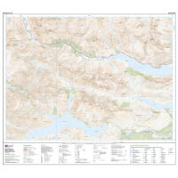 OS Explorer 414 Paper Glen Shiel & Kintail Forest 1:25,000 south sheet