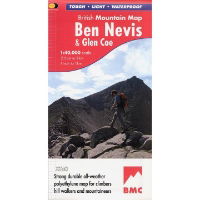 BMC Waterproof Mountain Map - Ben Nevis & Glen Coe 1:40,000