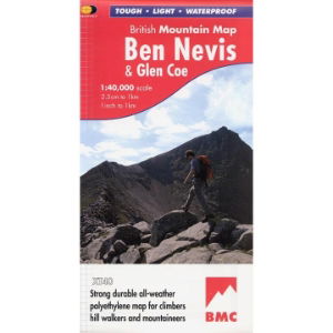 BMC Waterproof Mountain Map - Ben Nevis & Glen Coe 1:40,000