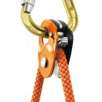 Petzl Micro-Traxion Pulley in use