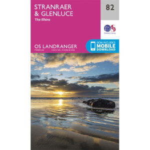 OS Landranger 82 Paper - Stranraer & Glenluce 1:50,000
