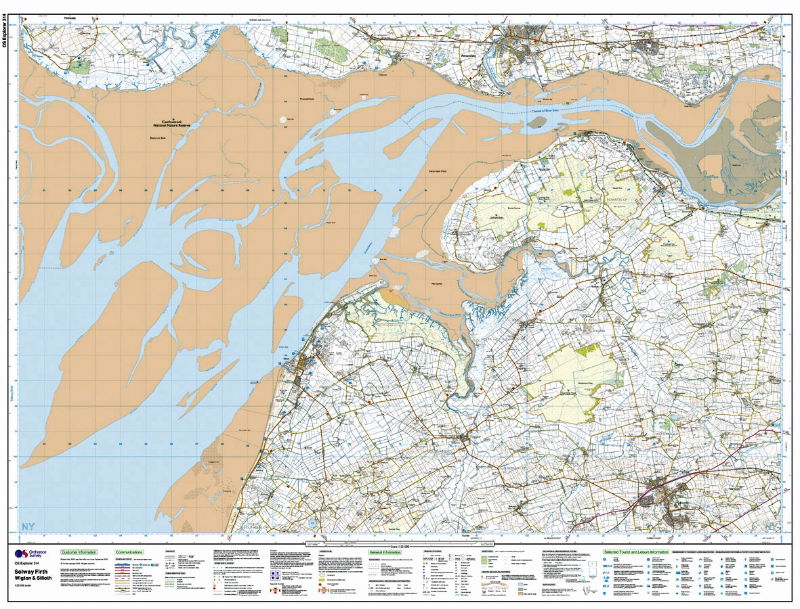 OS Explorer 314 Solway Firth sheet