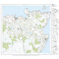 OS Landranger 12 Paper - Thurso & Wick 1:50,000 sheet