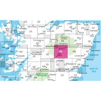 OS Landranger 43 Paper - Braemar & Blair Atholl adjacent