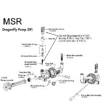 MSR Duraseal DragonFly Fuel Pump diagram