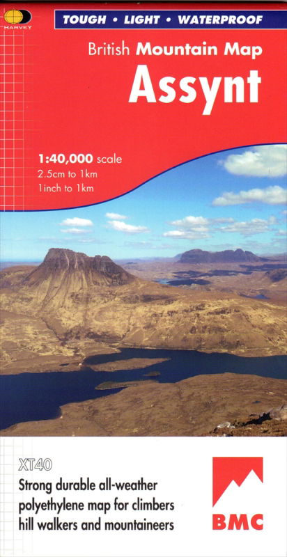 BMC Waterproof Mountain Map Assynt 1:40,000