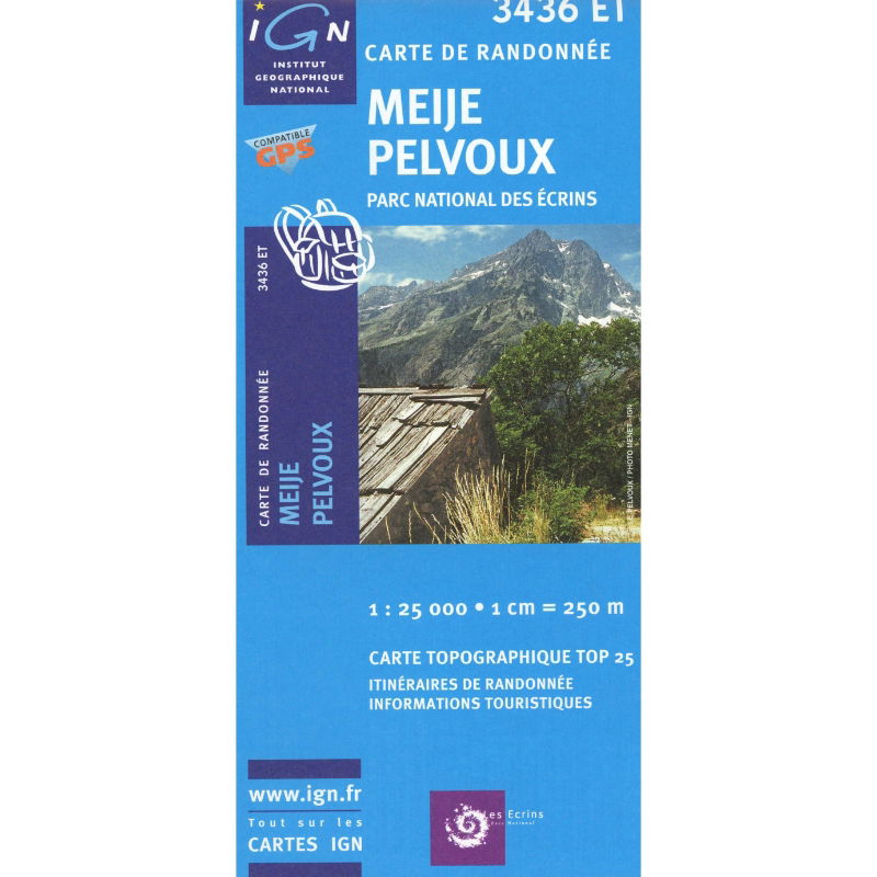 IGN 3436 ET - Meije, Pelvoux - Parc National des Écrins