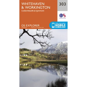 OS Explorer 303 Paper - Whitehaven & Workington 1:25,000