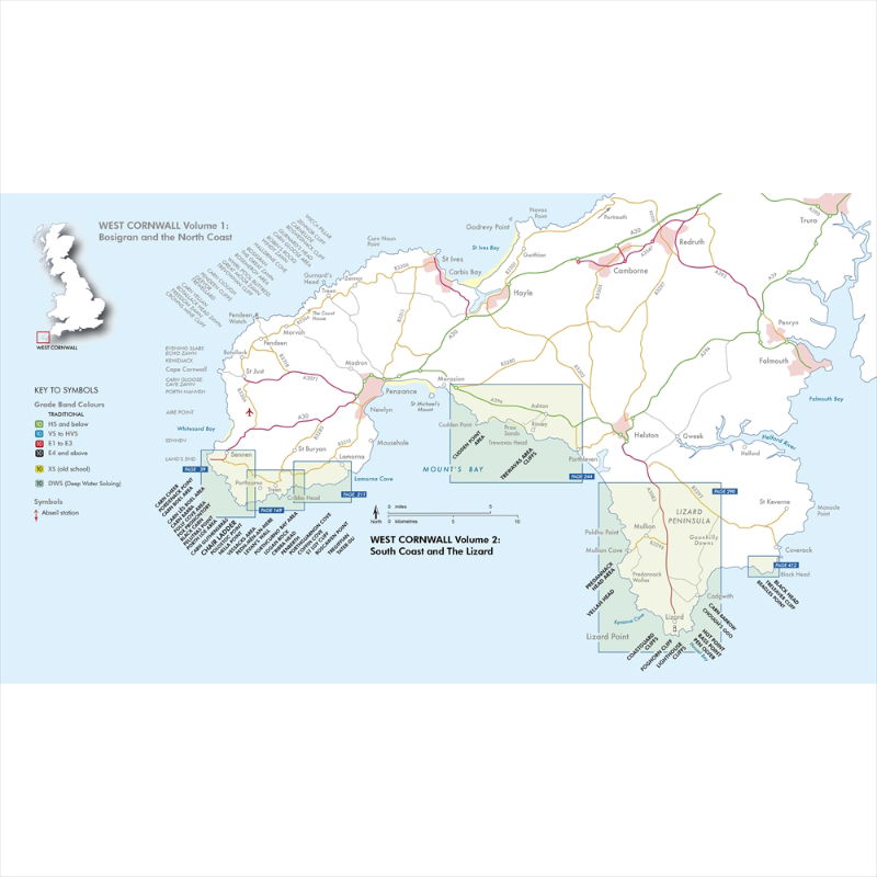 Cornwall Volume 2: Chair Ladder the South Coast and the Lizard coverage