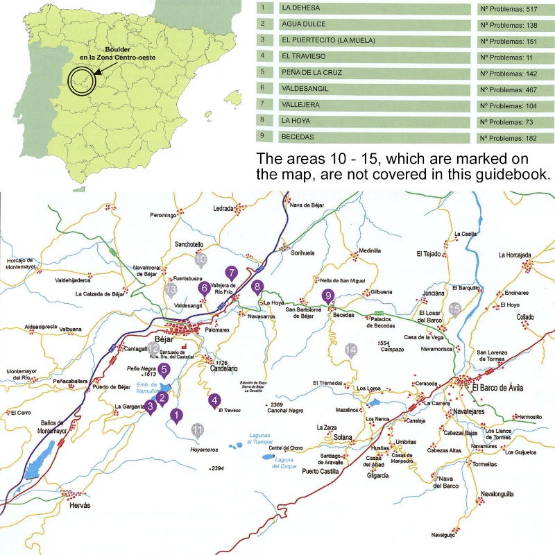 Iberian Boulder - Centre-West coverage