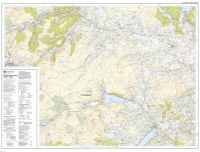 OS OL/Explorer 18 Paper - Harlech Porthmadog & Bala east sheet