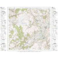 OS Landranger 147 Paper - Elan Valley & Builth Wells sheet