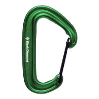 Black Diamond Miniwire Karabiner Green