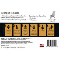 Clean Waste Go Anywhere Toilet Kit Wag-Bag