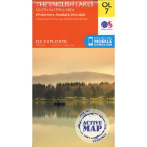 OS OL/Explorer 7 Active - The English Lakes South-Eastern Area 1:25,000