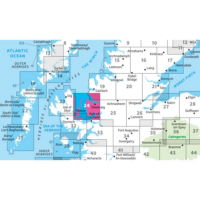 OS Landranger 24 Paper - Raasay & Applecross 1:50,000 adjacent