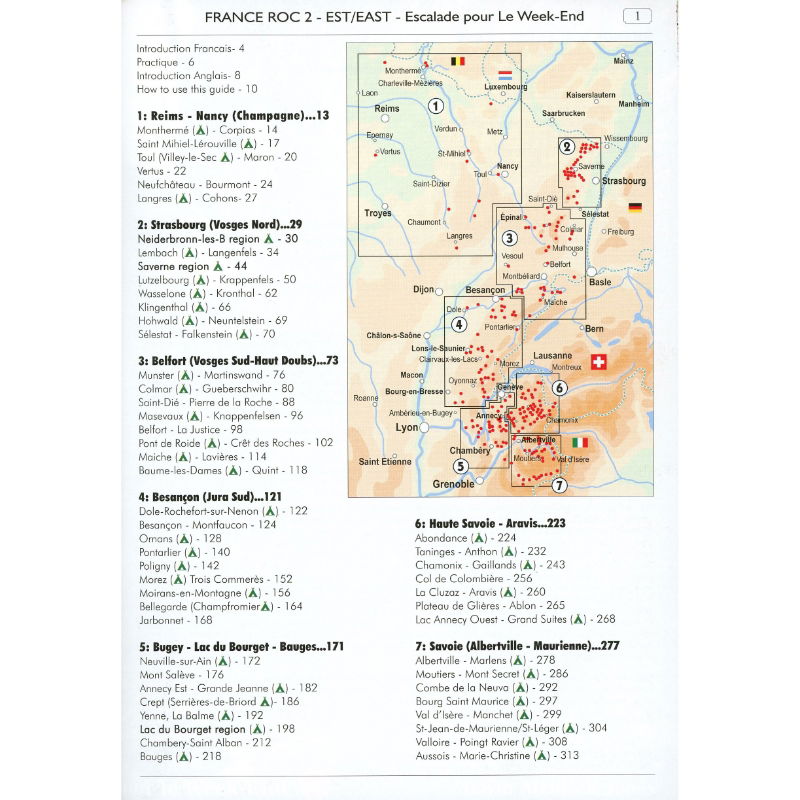 France Roc 2 East contents