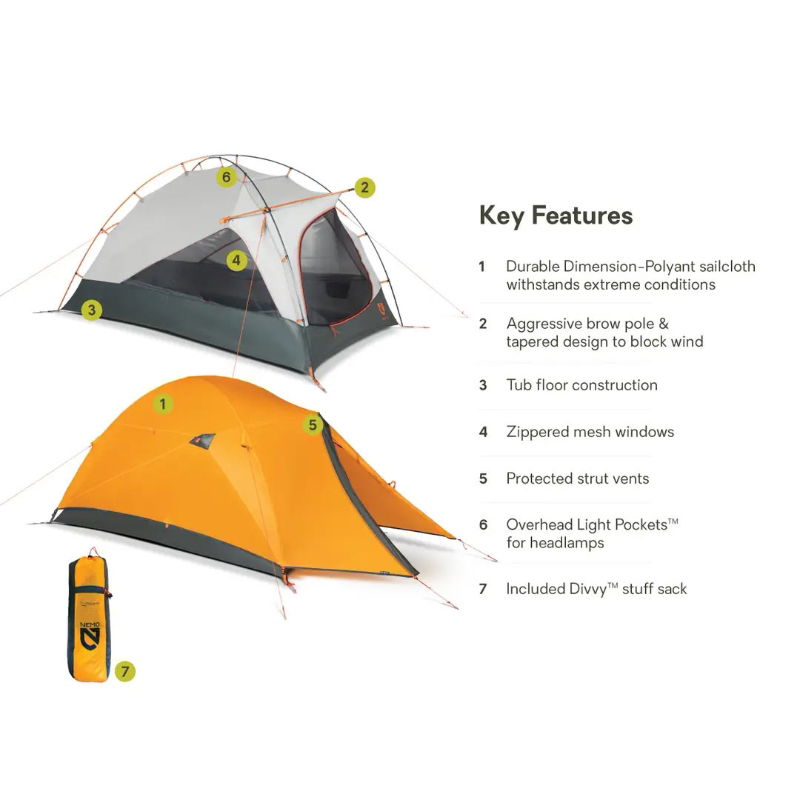 Nemo Kunai 2 Person Tent