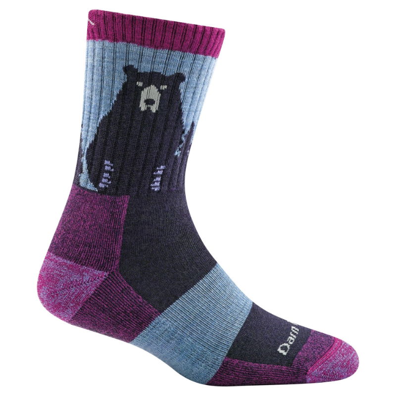 Darn Tough Women's Bear Town Micro Crew Lightweight Hiking Sock (1970)