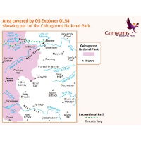 OS OL/Explorer 54 Paper - Glen Esk & Glen Tanar coverage