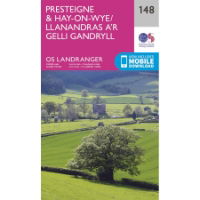 OS Landranger 148 Paper - Presteigne & Hay-on-Wye