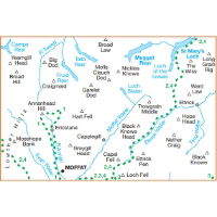OS Explorer 330 Paper - Moffat & St Mary's Loch coverage