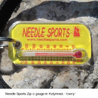 Needle Sports Zip-o-Gauge Thermometer Keyring