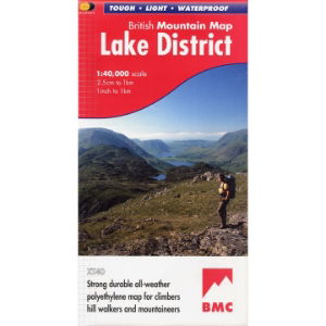 BMC Waterproof Mountain Map - Lake District 1:40,000