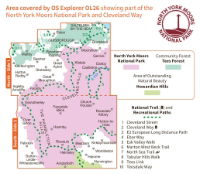 OS OL26 North York Moors - Western Area coverage