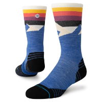 Stance Men's Divided Lines Crew Sock (Medium Cushion)