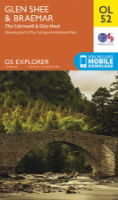 OS OL/Explorer 52 Paper - Glen Shee & Braemar 1:25,000