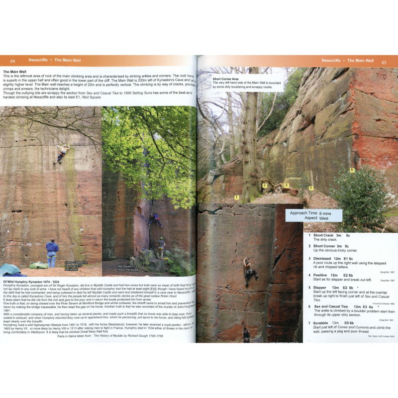 Shropshire, The West Midlands and The Marches Rock Climbing Guidebook