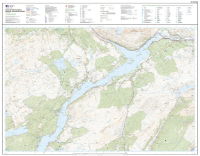 OS Explorer 360 Paper - Loch Awe & Inveraray north sheet