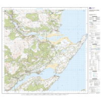 OS Landranger 21 Paper Dornoch & Alness 1:50000 sheet