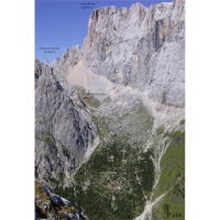 Marmolada South Face approach