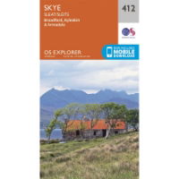 OS Explorer 412 Paper - Skye - Sleat 1:25,000