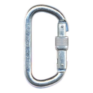 Foin Steel D Oval Screwgate Karabiner 