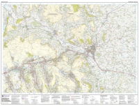 OS OL/Explorer 13 Paper - Brecon Beacons Eastern Area south sheet