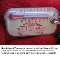 Needle Sports Zip-o-Gauge Thermometer Keyring